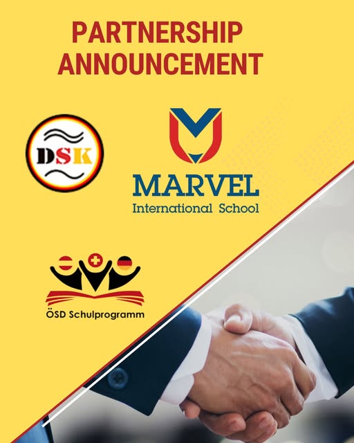 نحتفل بتعاوننا الناجح مع قسم اللغة الألمانية بمدرسة مارفل الدولية،
